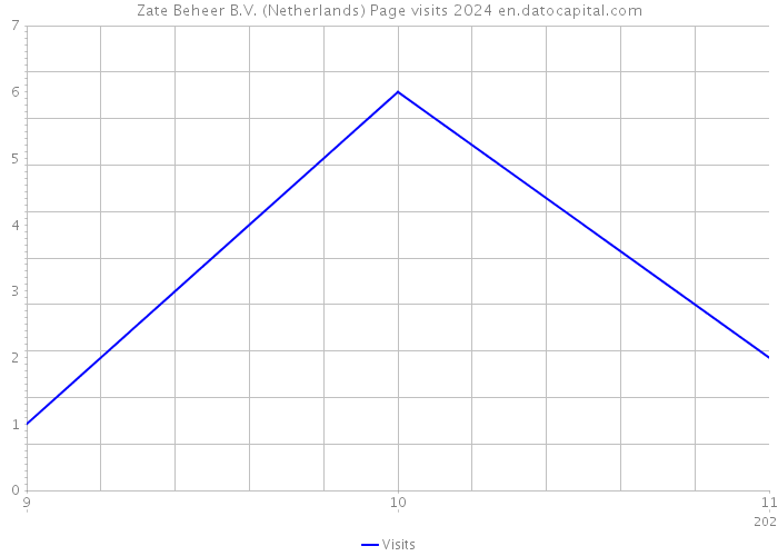 Zate Beheer B.V. (Netherlands) Page visits 2024 