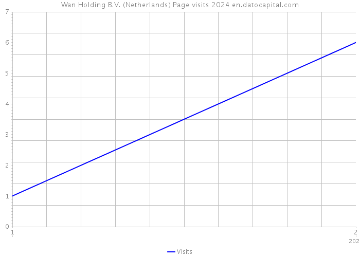 Wan Holding B.V. (Netherlands) Page visits 2024 