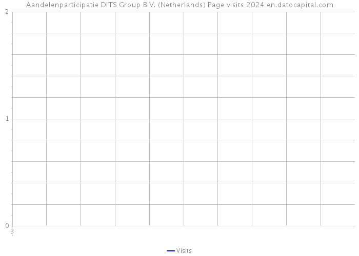 Aandelenparticipatie DITS Group B.V. (Netherlands) Page visits 2024 