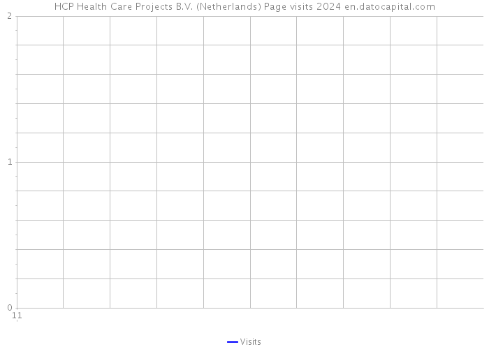 HCP Health Care Projects B.V. (Netherlands) Page visits 2024 