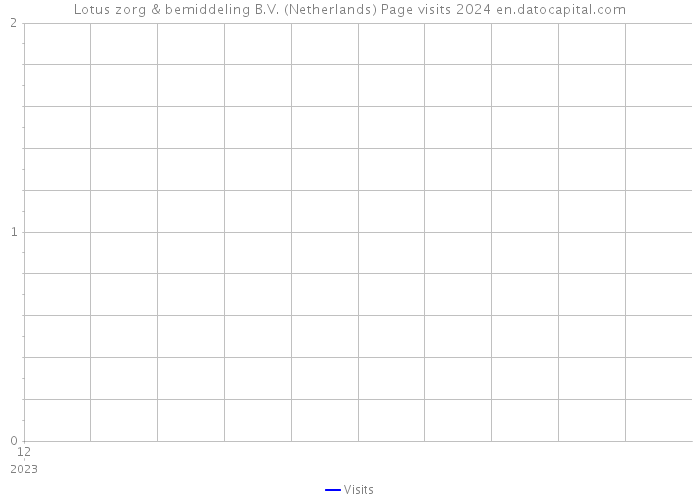 Lotus zorg & bemiddeling B.V. (Netherlands) Page visits 2024 