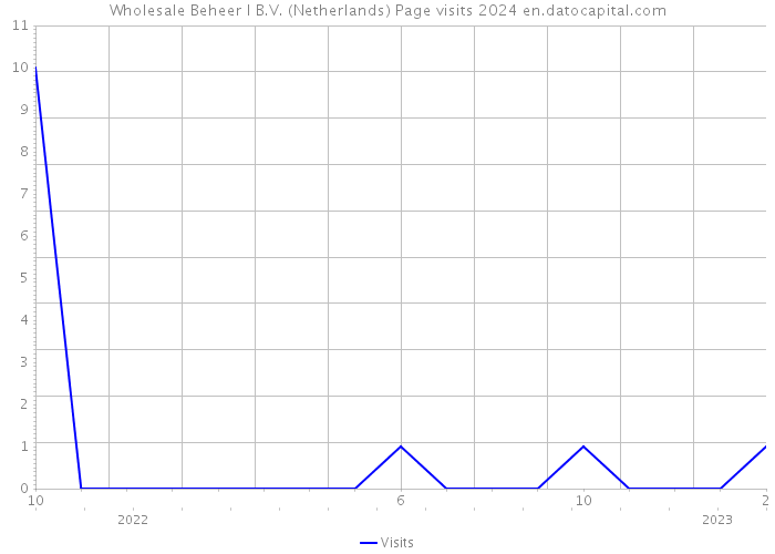 Wholesale Beheer I B.V. (Netherlands) Page visits 2024 