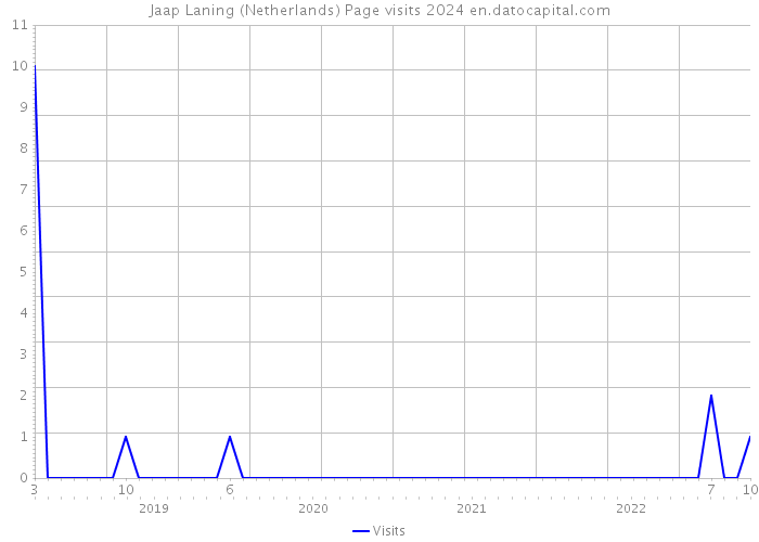 Jaap Laning (Netherlands) Page visits 2024 