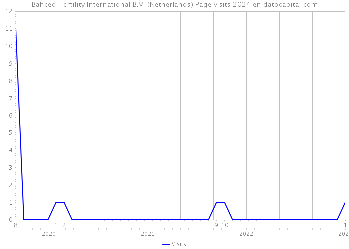 Bahceci Fertility International B.V. (Netherlands) Page visits 2024 