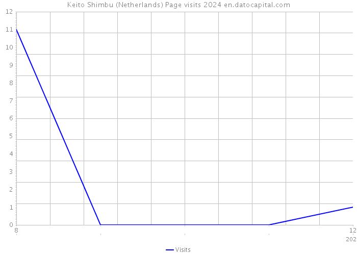 Keito Shimbu (Netherlands) Page visits 2024 