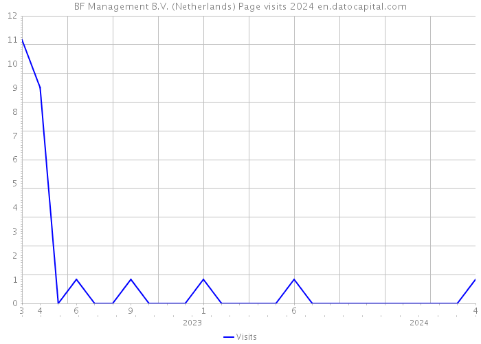 BF Management B.V. (Netherlands) Page visits 2024 