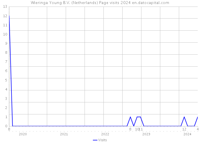 Wieringa Young B.V. (Netherlands) Page visits 2024 