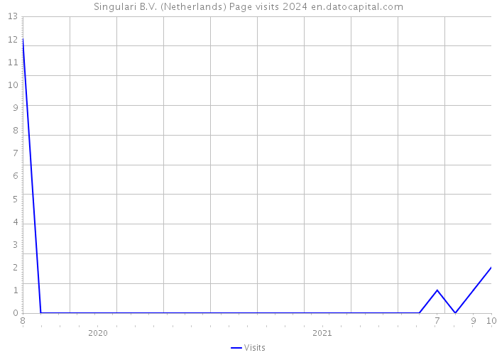 Singulari B.V. (Netherlands) Page visits 2024 