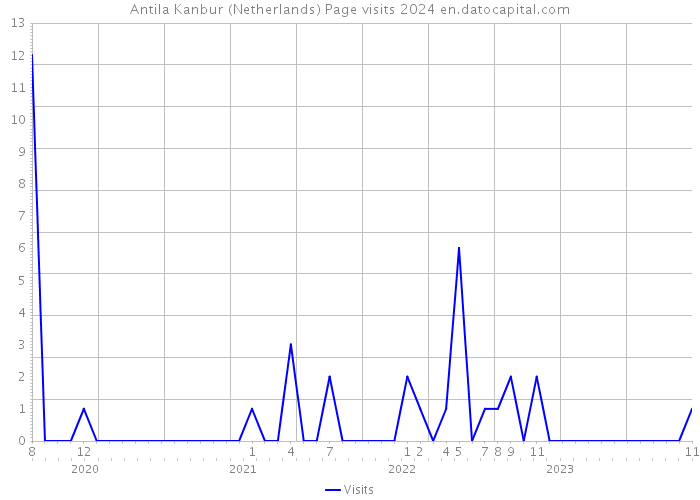 Antila Kanbur (Netherlands) Page visits 2024 