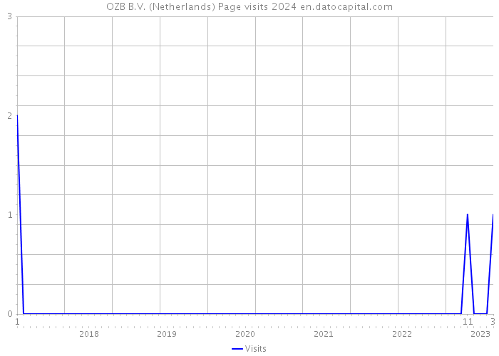 OZB B.V. (Netherlands) Page visits 2024 