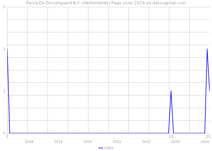 Recra De Droomgaard B.V. (Netherlands) Page visits 2024 