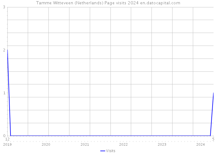 Tamme Witteveen (Netherlands) Page visits 2024 