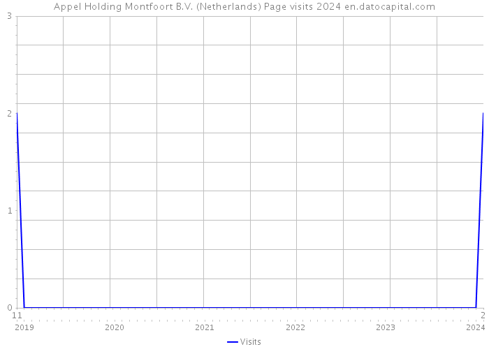Appel Holding Montfoort B.V. (Netherlands) Page visits 2024 