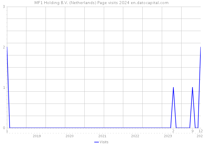 MF1 Holding B.V. (Netherlands) Page visits 2024 