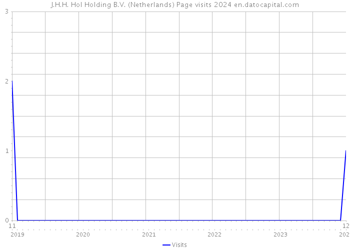 J.H.H. Hol Holding B.V. (Netherlands) Page visits 2024 
