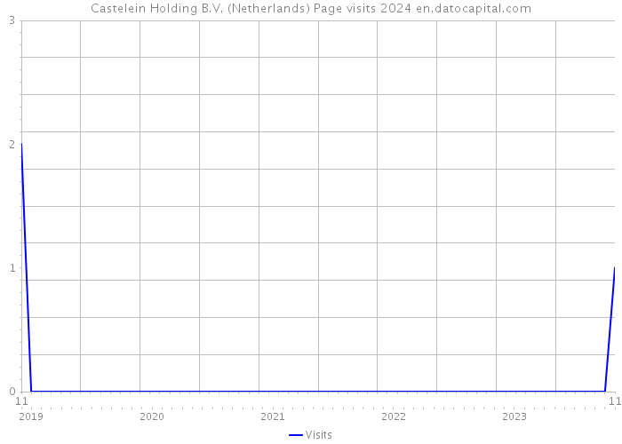Castelein Holding B.V. (Netherlands) Page visits 2024 