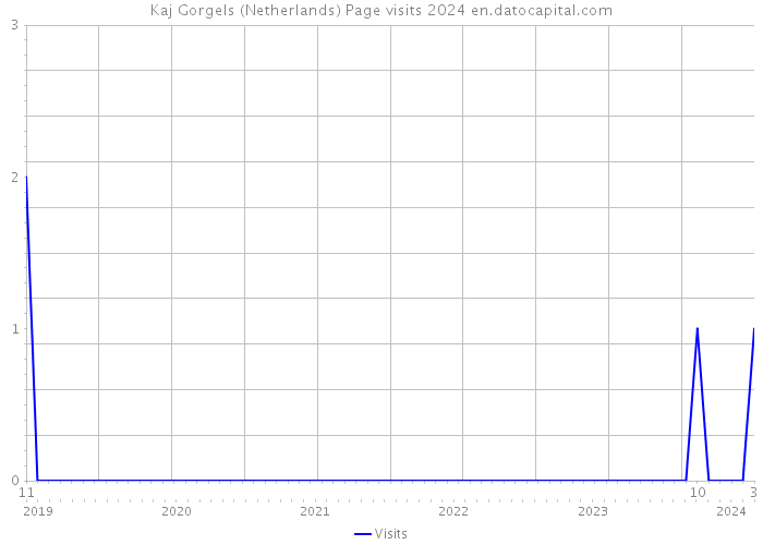 Kaj Gorgels (Netherlands) Page visits 2024 