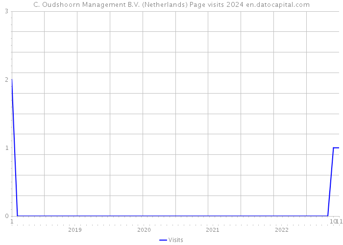 C. Oudshoorn Management B.V. (Netherlands) Page visits 2024 