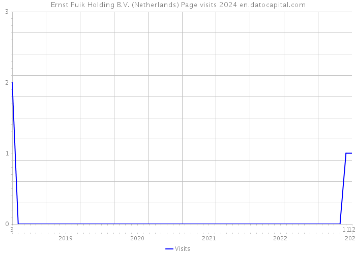 Ernst Puik Holding B.V. (Netherlands) Page visits 2024 