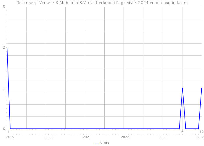 Rasenberg Verkeer & Mobiliteit B.V. (Netherlands) Page visits 2024 