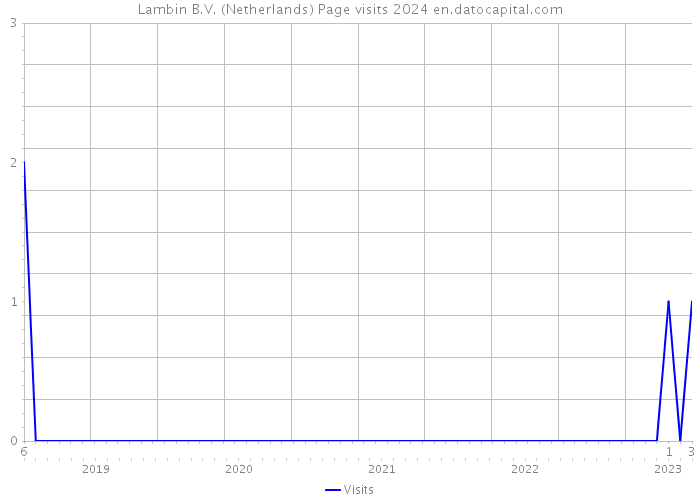 Lambin B.V. (Netherlands) Page visits 2024 