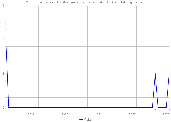 Wormgoor Beheer B.V. (Netherlands) Page visits 2024 