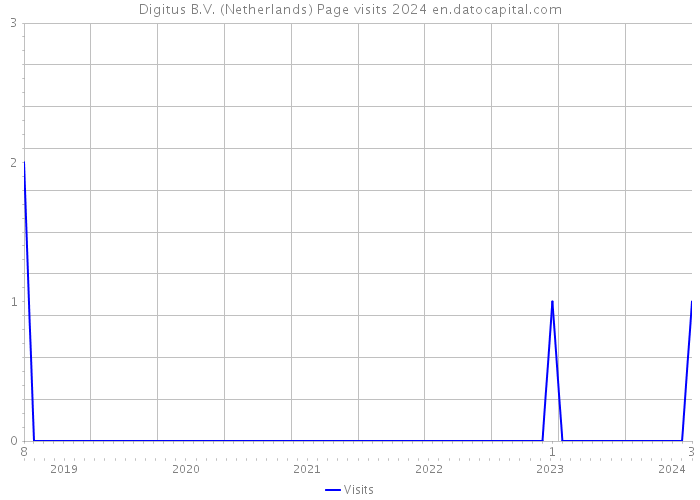 Digitus B.V. (Netherlands) Page visits 2024 