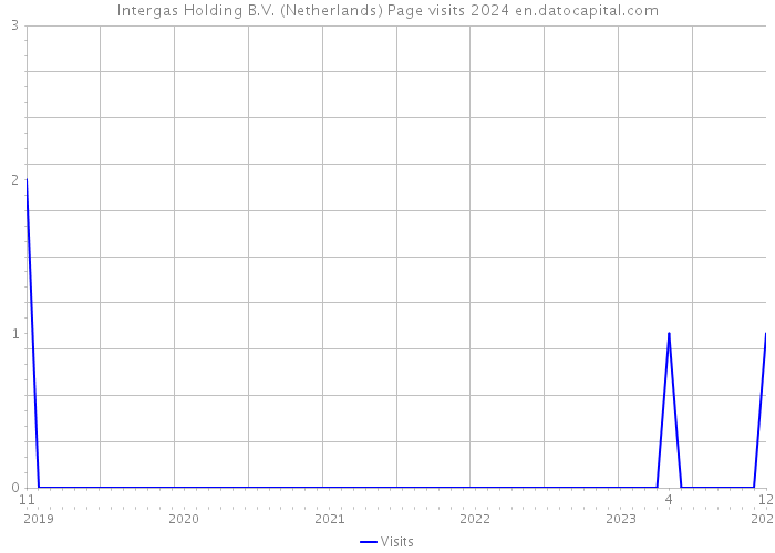 Intergas Holding B.V. (Netherlands) Page visits 2024 
