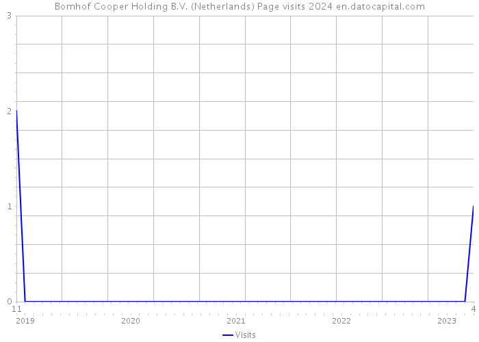 Bomhof Cooper Holding B.V. (Netherlands) Page visits 2024 