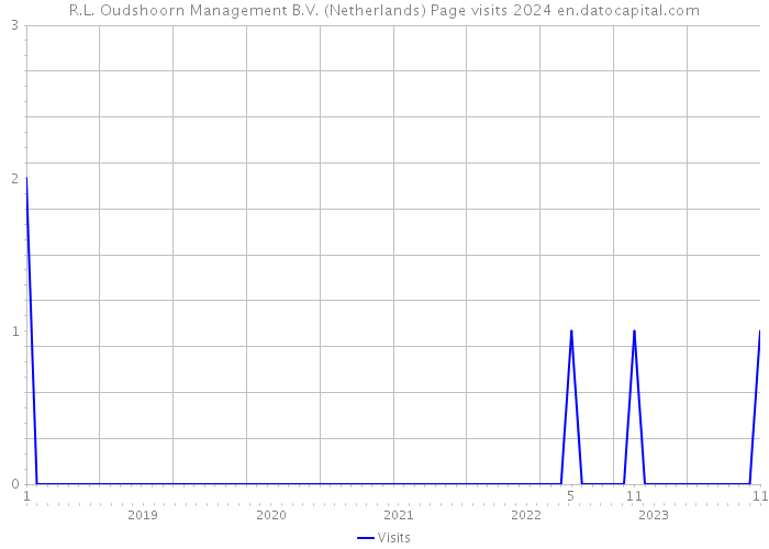 R.L. Oudshoorn Management B.V. (Netherlands) Page visits 2024 