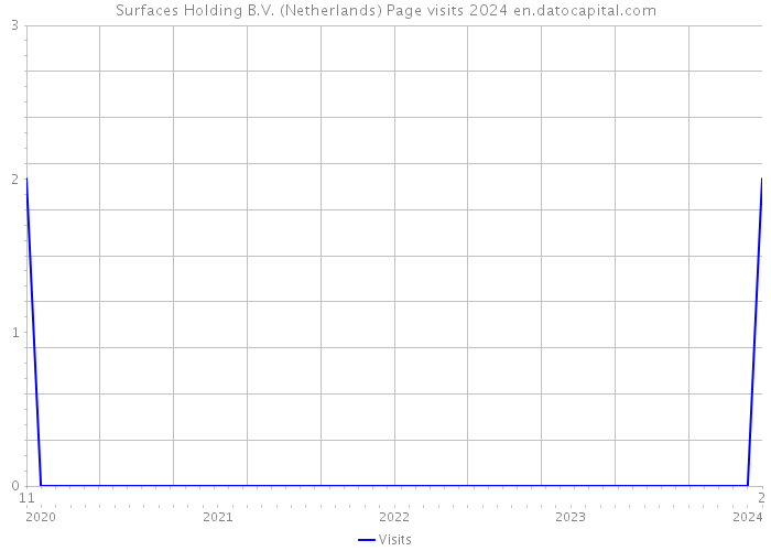 Surfaces Holding B.V. (Netherlands) Page visits 2024 