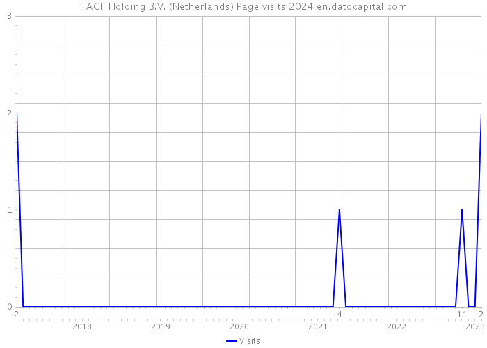 TACF Holding B.V. (Netherlands) Page visits 2024 