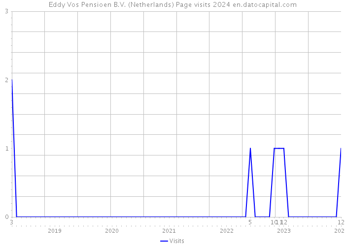 Eddy Vos Pensioen B.V. (Netherlands) Page visits 2024 
