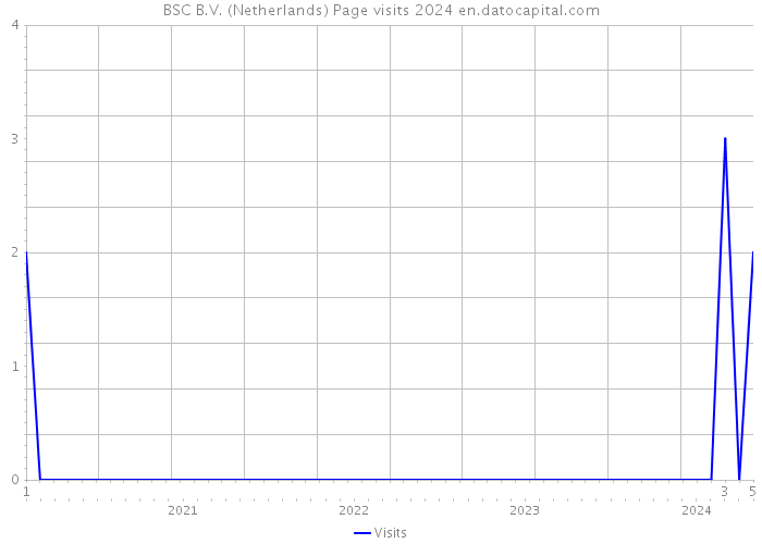 BSC B.V. (Netherlands) Page visits 2024 