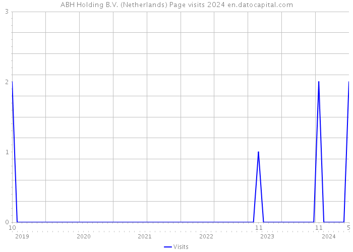 ABH Holding B.V. (Netherlands) Page visits 2024 