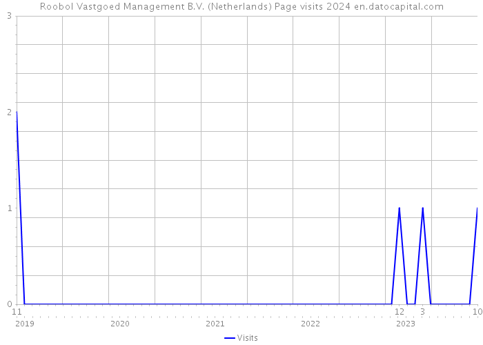 Roobol Vastgoed Management B.V. (Netherlands) Page visits 2024 