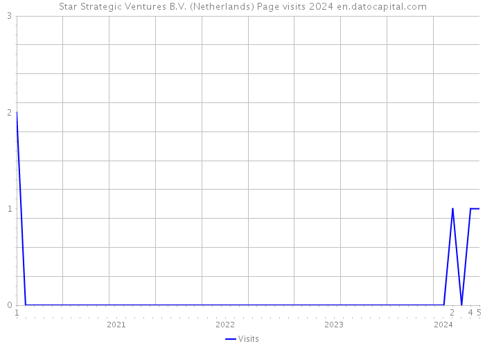 Star Strategic Ventures B.V. (Netherlands) Page visits 2024 