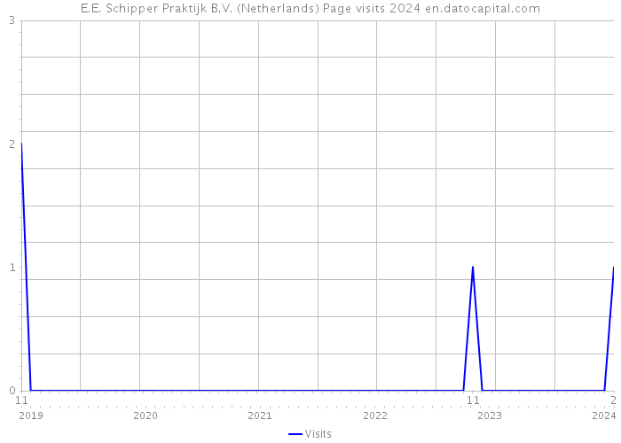 E.E. Schipper Praktijk B.V. (Netherlands) Page visits 2024 