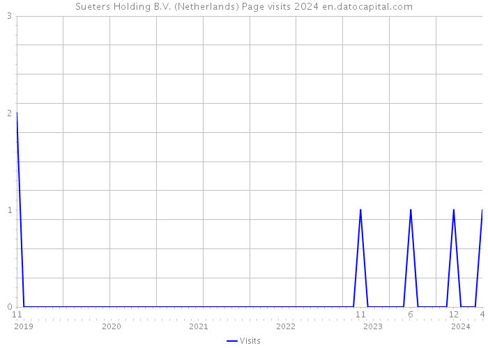 Sueters Holding B.V. (Netherlands) Page visits 2024 