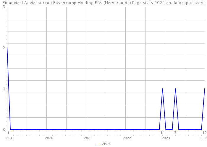 Financieel Adviesbureau Bovenkamp Holding B.V. (Netherlands) Page visits 2024 