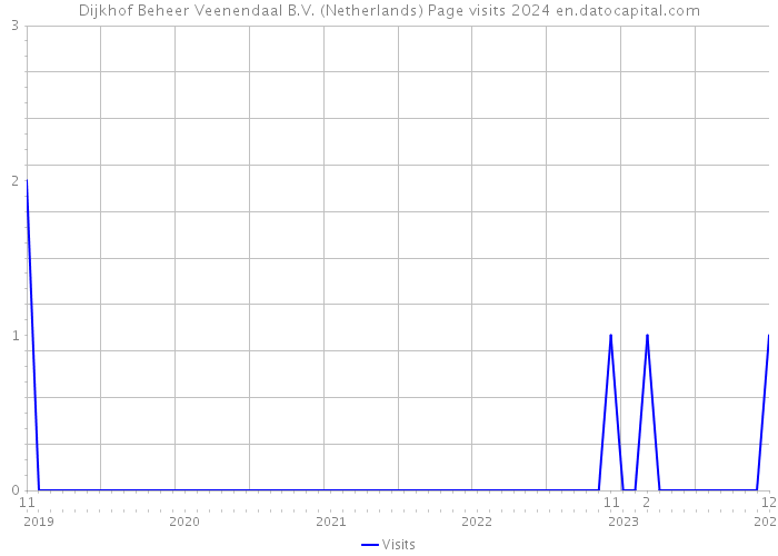 Dijkhof Beheer Veenendaal B.V. (Netherlands) Page visits 2024 