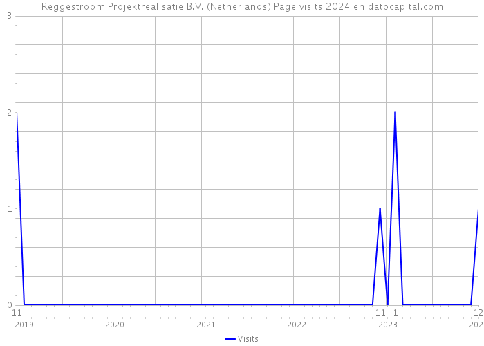 Reggestroom Projektrealisatie B.V. (Netherlands) Page visits 2024 