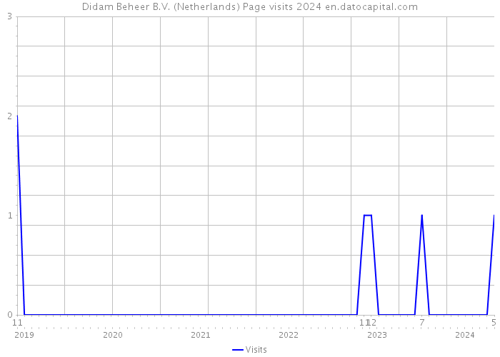 Didam Beheer B.V. (Netherlands) Page visits 2024 