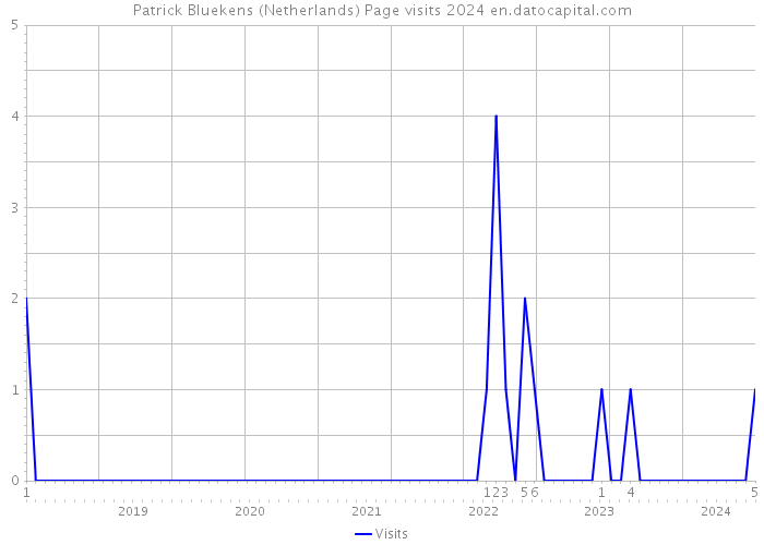 Patrick Bluekens (Netherlands) Page visits 2024 