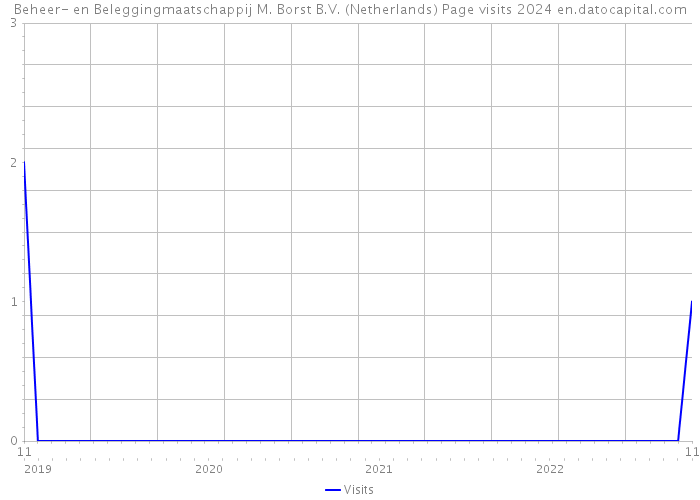 Beheer- en Beleggingmaatschappij M. Borst B.V. (Netherlands) Page visits 2024 
