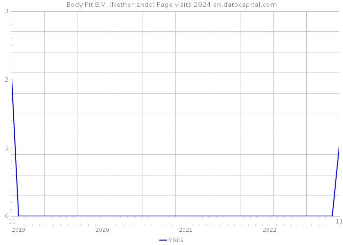 Body Fit B.V. (Netherlands) Page visits 2024 