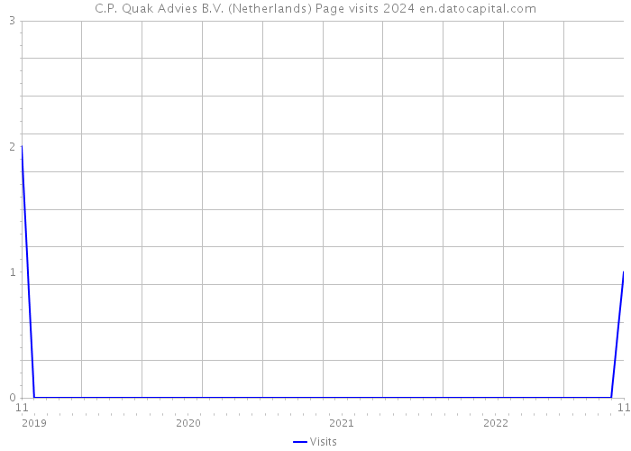 C.P. Quak Advies B.V. (Netherlands) Page visits 2024 