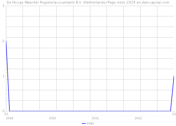 De Hooge Waerder Registeraccountants B.V. (Netherlands) Page visits 2024 