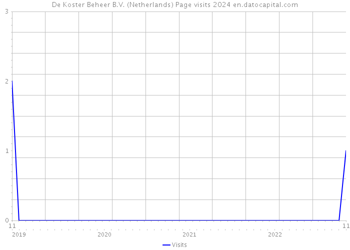 De Koster Beheer B.V. (Netherlands) Page visits 2024 
