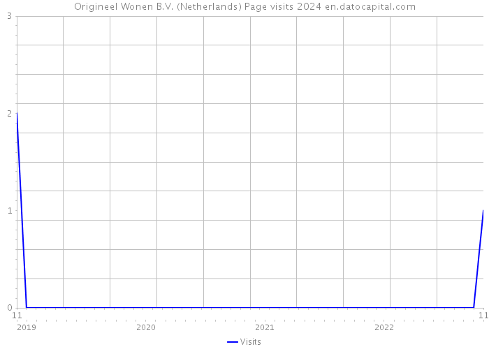 Origineel Wonen B.V. (Netherlands) Page visits 2024 